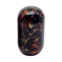 Poignée en Celluloïd Rouge et Noire Poignée en Celluloïd Rouge et Noire