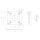 Joystick Lever Mounting Base (for Vewlix) 【VLX-BS】