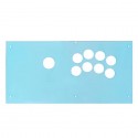 Qanba Q7 Obsidian 2 Transparent Plexi Cover Panel Acrylic - Arched