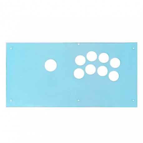 Qanba Q7 Obsidian 2 Transparent Plexi Cover Panel Acrylic - Arched