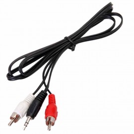 Stereo cable jack to RCA 