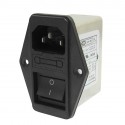 Inlet module with EMI filter