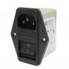 Inlet module with EMI filter