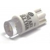 White 12v T10 wedge base