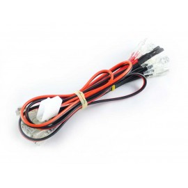 Insulated 12v LED Harness with Molex connector for Illuminated Arcade Buttons 6.3mm