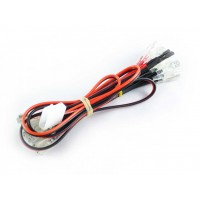 Insulated 12v LED Harness with Molex connector for Illuminated Arcade Buttons 6.3mm