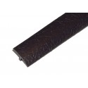 T-Molding 19mm  (3/4") - black (Leather texture)  - 1m