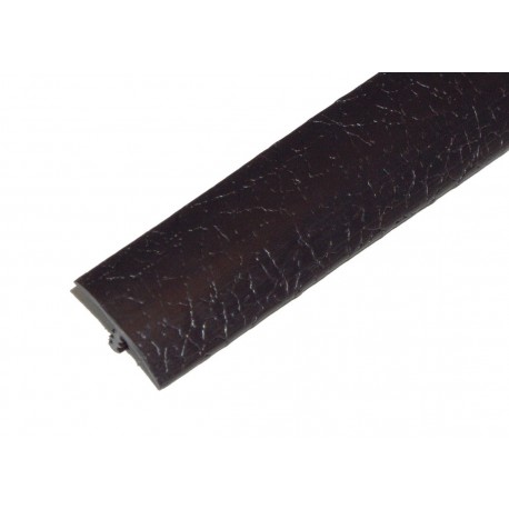 T-Molding 3/4" - black (Leather texture) 1m - Poker Table Special
