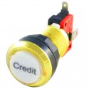 Gold Credit LED button