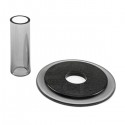 Sanwa JLF-CD translucent smoke shaft & dustwasher set