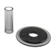 Sanwa JLF-CD translucent smoke shaft & dustwasher set