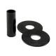 Sanwa JLF-CD translucent red shaft & dustwasher set