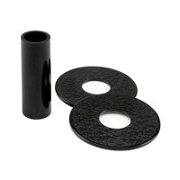 Sanwa JLF-CD black shaft & dustwasher set