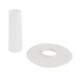 Sanwa JLF-CD translucent red shaft & dustwasher set