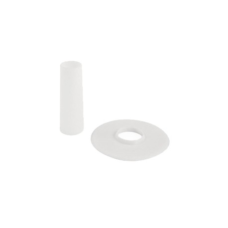 Sanwa JLF-CD translucent red shaft & dustwasher set
