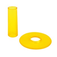 Seimitsu translucent yellow shaft & dustwasher set