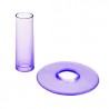 Seimitsu translucent violet shaft & dustwasher set