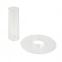 Seimitsu translucent clear shaft & dustwasher set