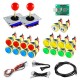 Kit Zippyy - 2 Players 18 gold illuminated buttons - Xin-Mo USB encoder