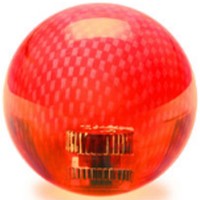 KDiT red transparent carbon mesh balltop
