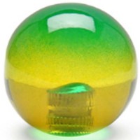 KDiT yellow & green translucent balltop