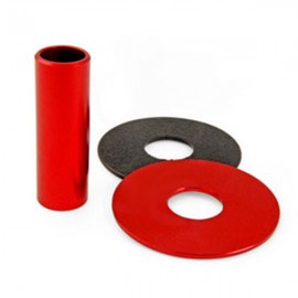 KDiT Red aluminium shaft cover