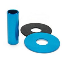 KDiT Light blue aluminium shaft cover