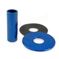 KDiT Blue aluminium shaft cover