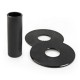 KDiT Black aluminium shaft cover