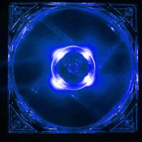 Blue LED cooling fan 120x120mm
