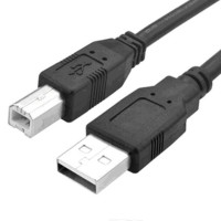 25 cm USB cable A-male to B-male