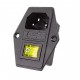 Inlet module with fuse