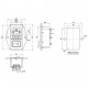 Inlet module with fuse
