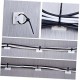 10 x Self-adhesive wire holder