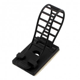Self-adhesive adjustable wire organizer
