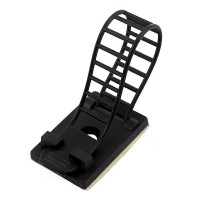 Self-adhesive adjustable wire orgnizer