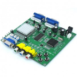 Convertisseur CGA/EGA/YUV à VGA à double sortie
