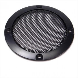 Grille de haut-parleur noire 95 mm