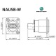Neutrik NAUSB-W-B - USB