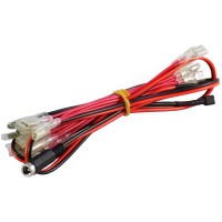 Insulated 12v LED Harness with Jack connector for Illuminated Arcade Buttons 6.3mm