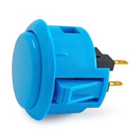 Blue OBSF-30 Snap In button 