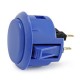 Blue Snap In 30 mm Button