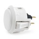 White OBSF-30 Snap In button 