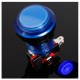 Translucent Blue 28 mm arcade button