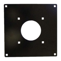 Mounting plate for 4,5 cm trackball