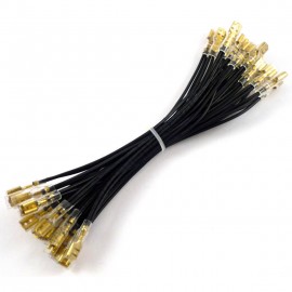 Insulated ground harness with 30 crimped terminals