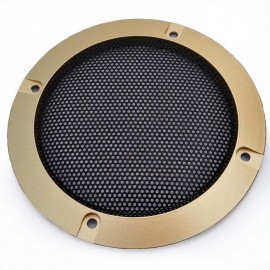 Grille de haut-parleur dorée 125 mm