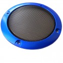 Grille de haut-parleur bleue 95 mm