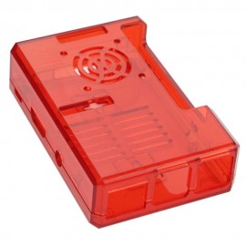 Raspberry Pi3 Red case with fan grid