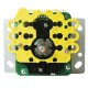 LED 2-4-8 way joystick with yellow balltop 